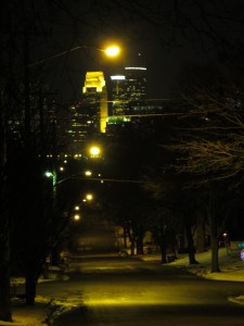 Running with a baby at night