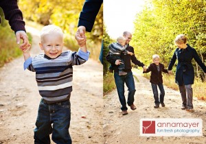 Family photo shoot in Northern Minnesota