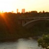 Mississippi River and Minneapolis Skyline