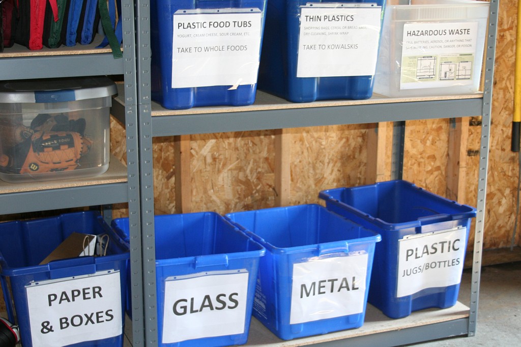 Recycling center organization