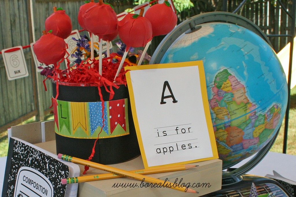 Back -to-School Party Centerpiece