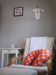 Poang chair in nursery