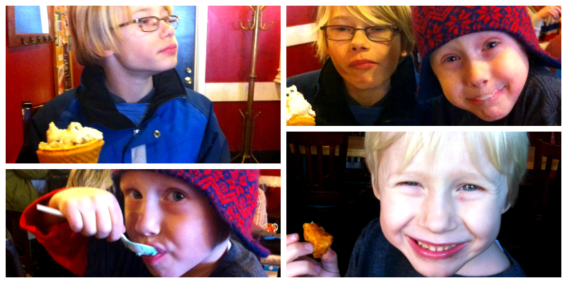 eating adventure collage