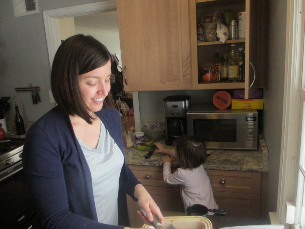 toddler with knife