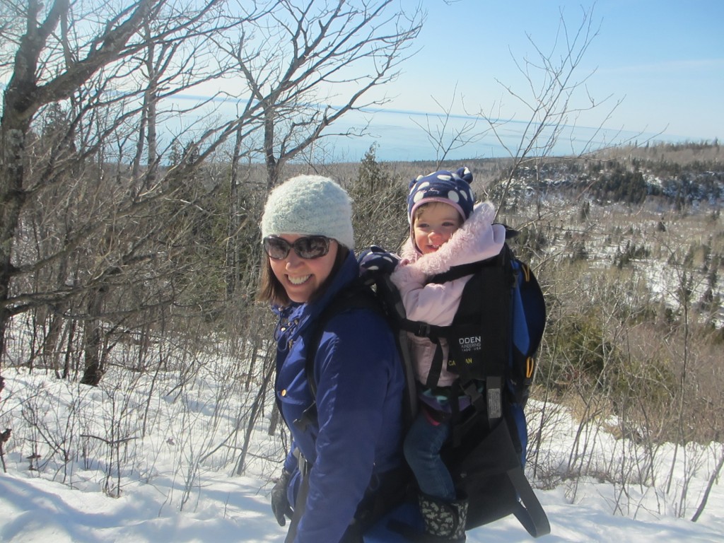 Oberg Mountain with toddler