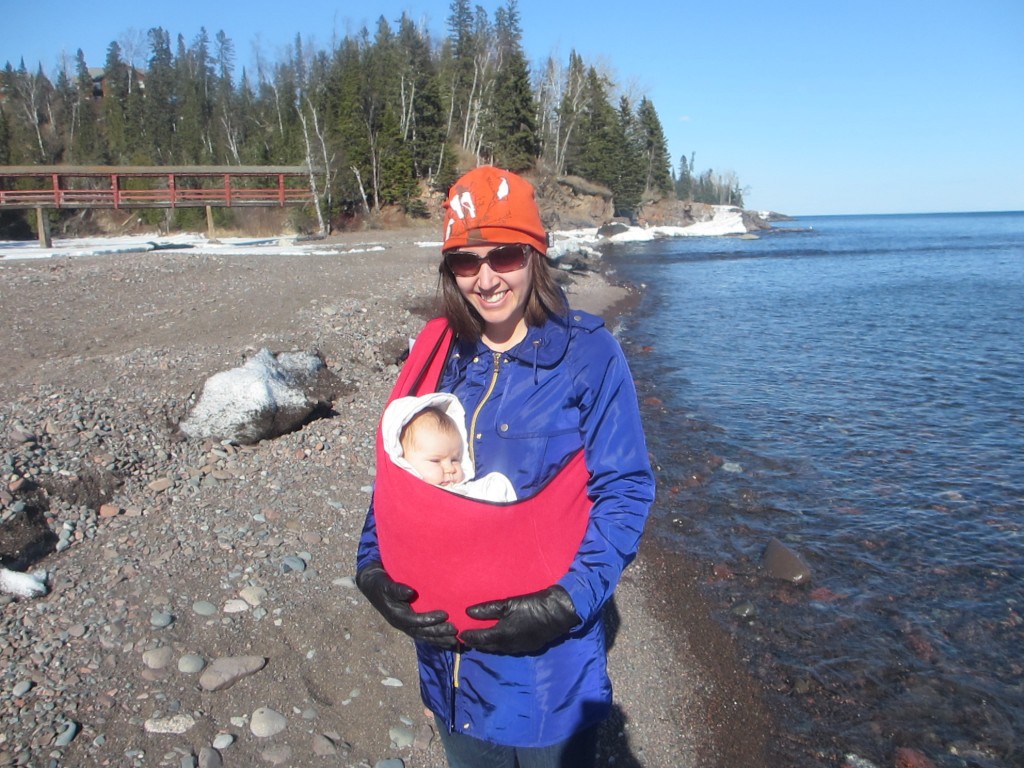 Baby by Lake Superior