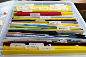 How to organize kids' school work - Borealis