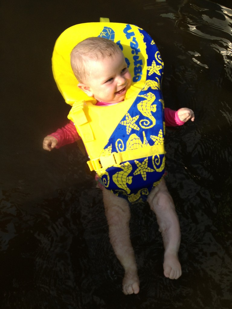 Blythe swimming