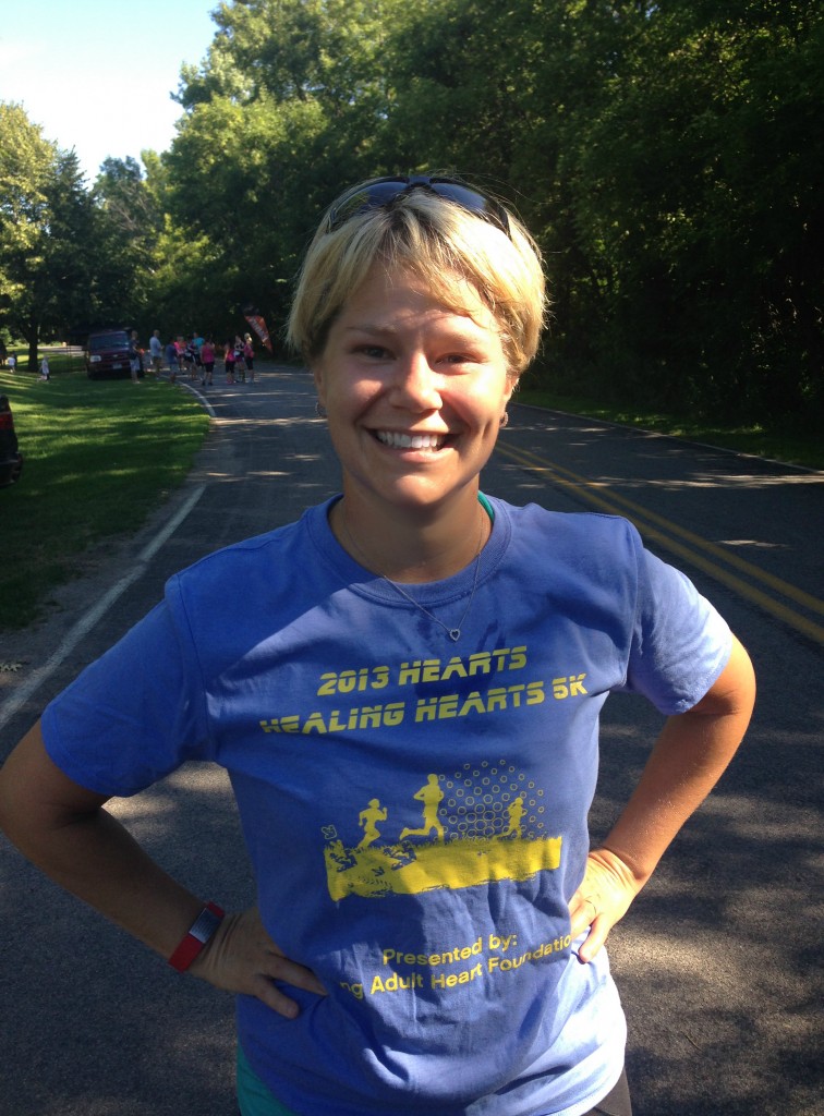 Jen and Hearts 5K