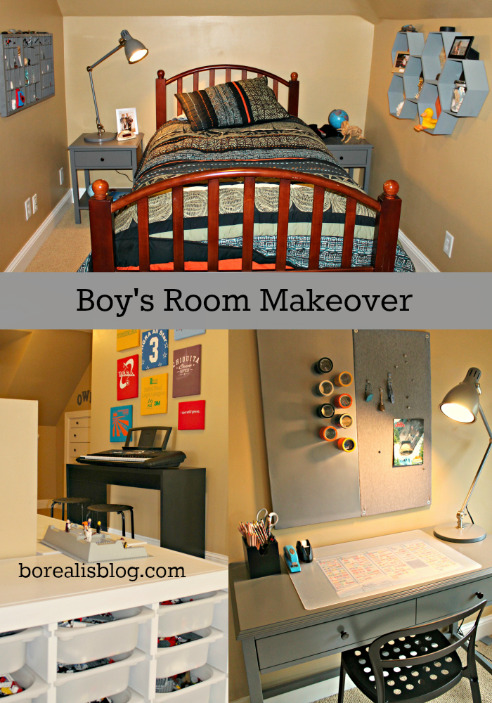 boys room collage