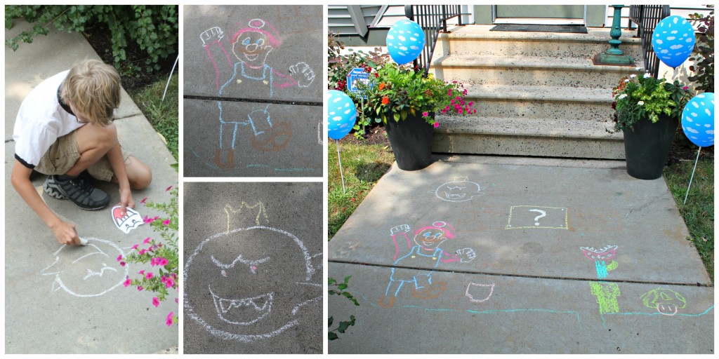 Super Mario Brothers Party Front Entrance Decoration