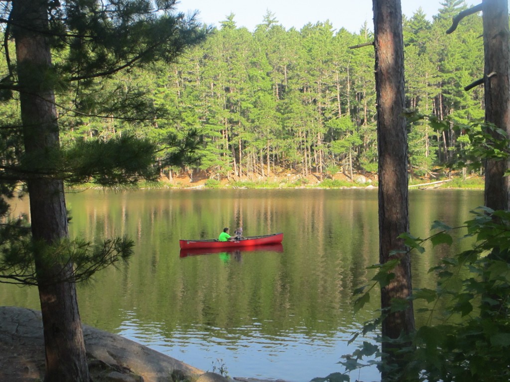 Adam in Slim Lake BWCA